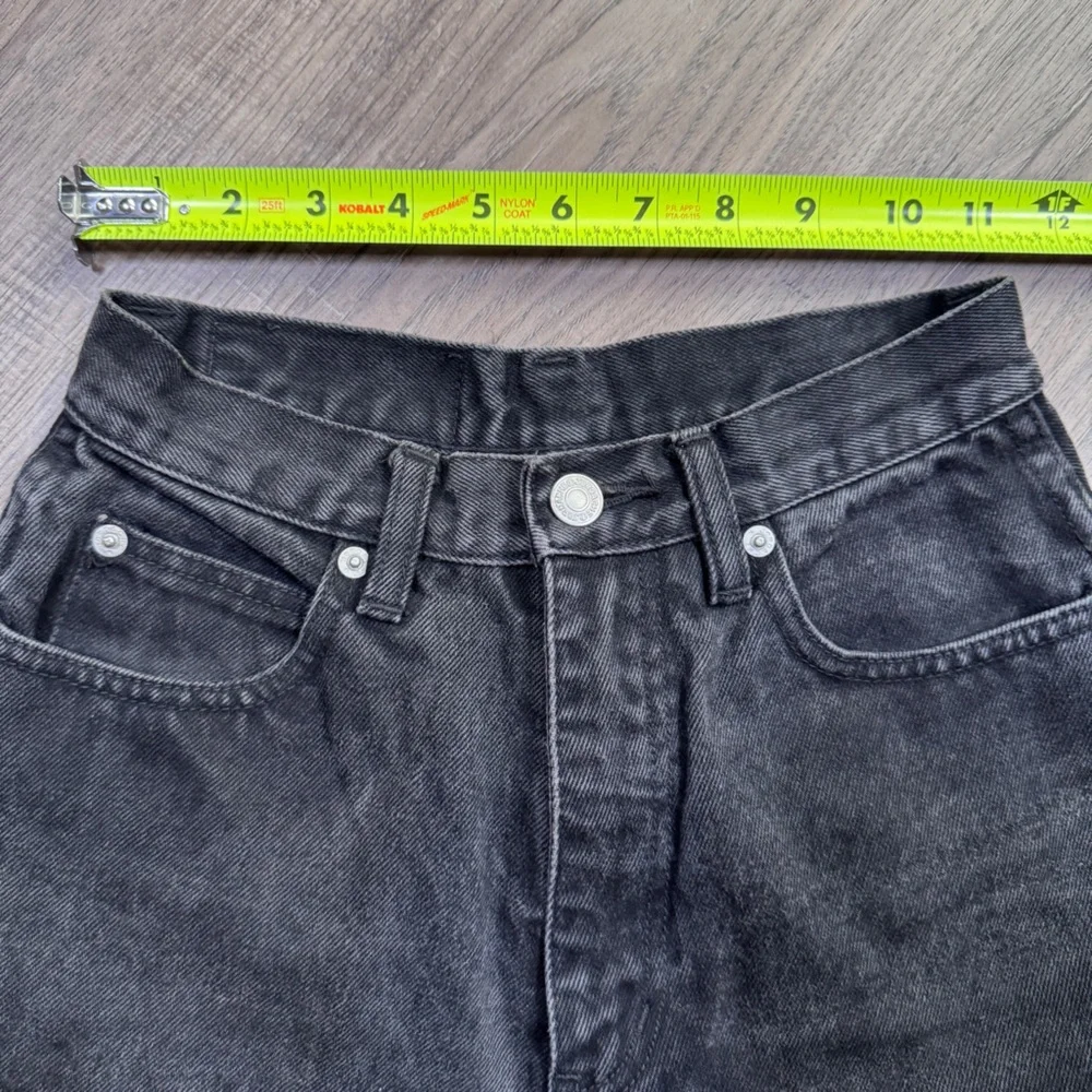 Jordache Vintage Basic Black Denim Jeans - Size 3/4 - Picture 5 of 12